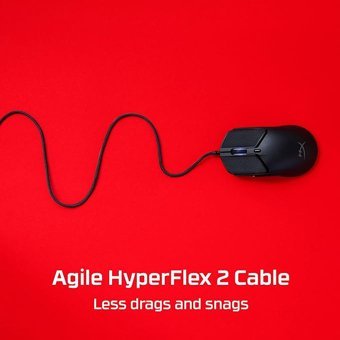 Hyperx Pulsefire Haste 2 Kablolu Siyah Lazer Mouse