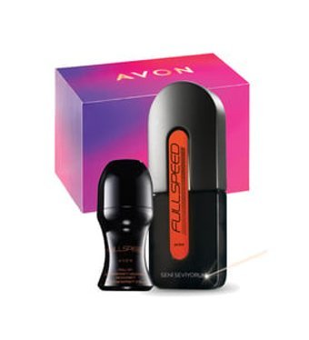 Avon Full Speed İkili Erkek Parfüm Deodorant Seti EDT
