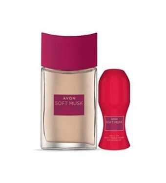 Avon Soft Musk İkili Kadın Parfüm Deodorant Seti EDT
