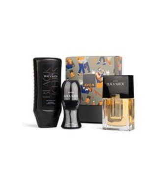 Avon Black Suede 3 Parça Erkek Parfüm Deodorant + Vücut Yıkama Jeli Seti EDT