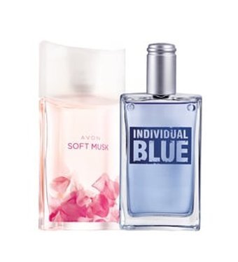 Avon Individual Blue-Soft Musk İkili Erkek-Kadın Parfüm Seti EDT