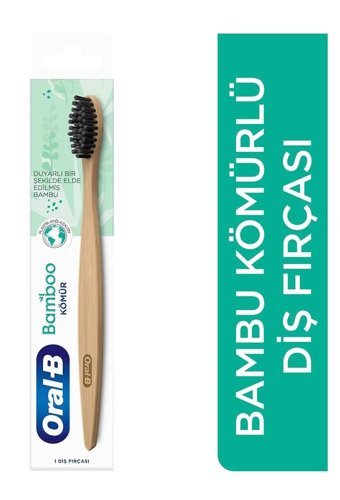 Oral-B Bambu Kömür Özütlü Diş Fırçası Siyah