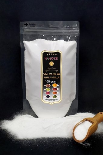 Hanzade Bitkisel Şekersiz Vanilya 100 gr