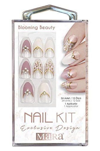Mara Blooming Beauty 24'lü Badem Takma Tırnak
