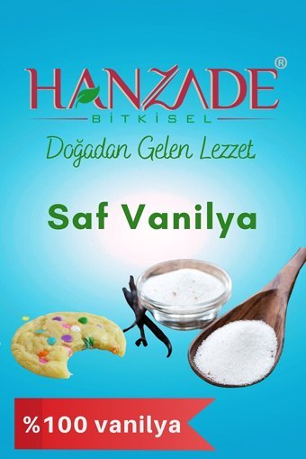 Hanzade Bitkisel Şekersiz Vanilya 100 gr