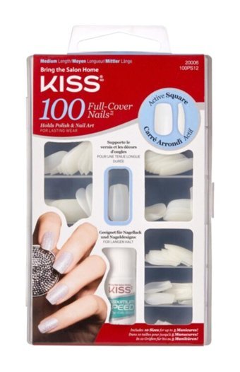 Kiss 100ps12c Yapıştırıcılı 100'lü Turuncu Takma Tırnak