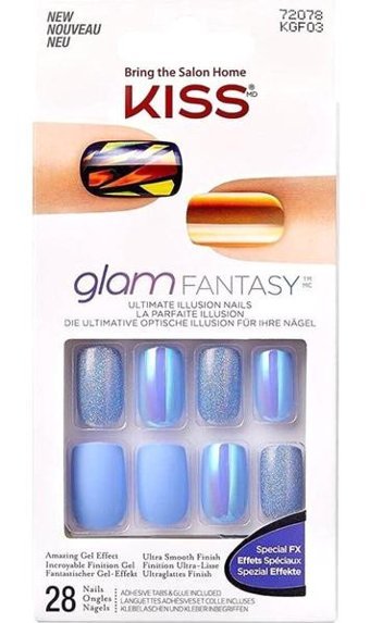 Kiss KGF03C Glam Fantasy 28'li Çok Renkli Takma Tırnak