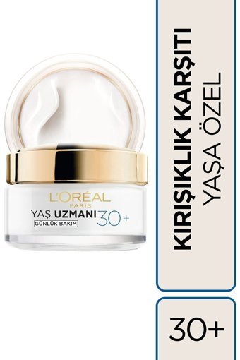 L'oréal Paris 30+ Yaş Uzmanı Nemlendirici Tüm Ciltler Anti-Aging Kırışıklık Giderici Yüz Krem 50 ml