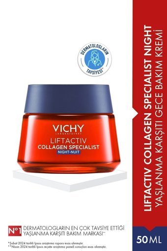 Vichy Liftactiv Supreme Nemlendirici Tüm Ciltler Anti-Aging Kırışıklık Giderici Yüz Krem 50 ml