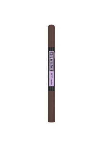 Maybelline New York Express Brow Satin Duo Suya Dayanıklı Asansörlü Çift Taraflı Kaş Kalemi Kahverengi