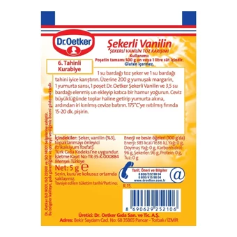 Dr. Oetker Şekerli Vanilin 15x75 gr