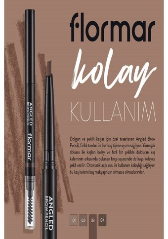 Flormar Ultra Thin No:003 Suya Dayanıklı Kaş Kalemi Kahverengi