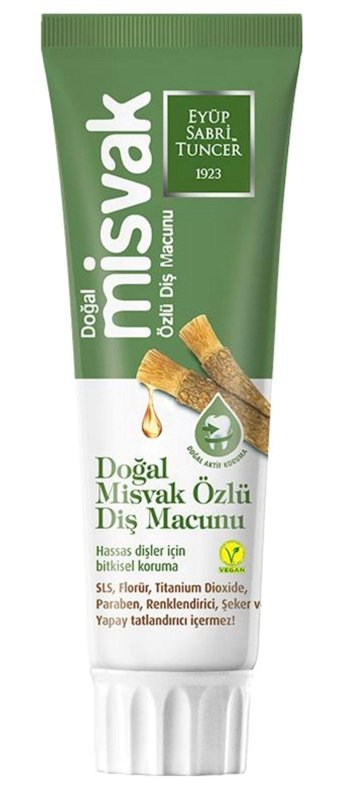 Eyüp Sabri Tuncer Misvak Organik Florürsüz Diş Macunu 75 ml