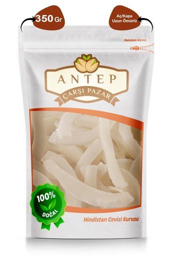 Antep Çarşı Pazar Tropikal Meyve Organik Hindistan Cevizi 350 gr