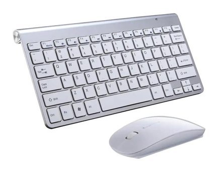 Ultratekno OZ99 Gümüş Kablosuz Klavye Mouse Seti