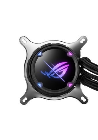 Asus Rog Strix Lc II 120 Bakır Borulu Sessiz 4 Pin 2 Fanlı Sıvı Soğutmalı RGB Masaüstü İşlemci Soğutucu