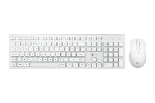 Lenovo Lecoo KW201 Sessiz Beyaz Kablosuz Klavye Mouse Seti