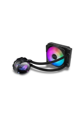 Asus Rog Strix Lc II 120 Bakır Borulu Sessiz 4 Pin 2 Fanlı Sıvı Soğutmalı RGB Masaüstü İşlemci Soğutucu