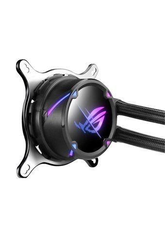 Asus Rog Strix Lc II 120 Bakır Borulu Sessiz 4 Pin 2 Fanlı Sıvı Soğutmalı RGB Masaüstü İşlemci Soğutucu