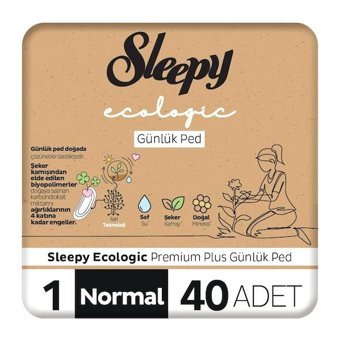 Sleepy Ecologic 40'lı Normal Günlük Ped