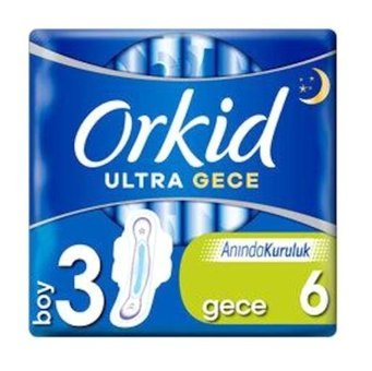 Orkid Ultra 6'lı Uzun Günlük Ped