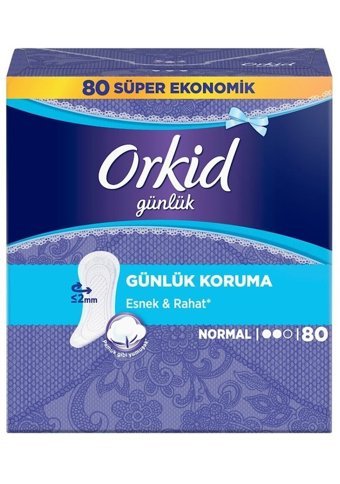 Orkid Günlük Koruma 80'li Normal Günlük Ped
