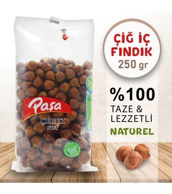 Paşa Kuruyemiş Tane Çiğ Tuzsuz Kabuklu Fındık 250 gr
