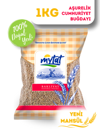 Mytat Doğal Yerli Üretim Aşurelik Cumhuriyet Buğday 1 kg