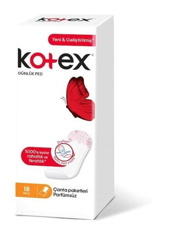 Kotex 18'li Günlük Ped