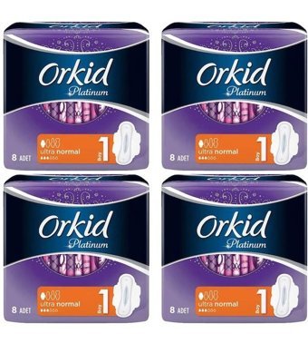 Orkid Platinum 8'li Normal Günlük Ped