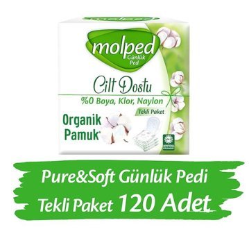 Molped Pure&Soft 120'li Günlük Ped