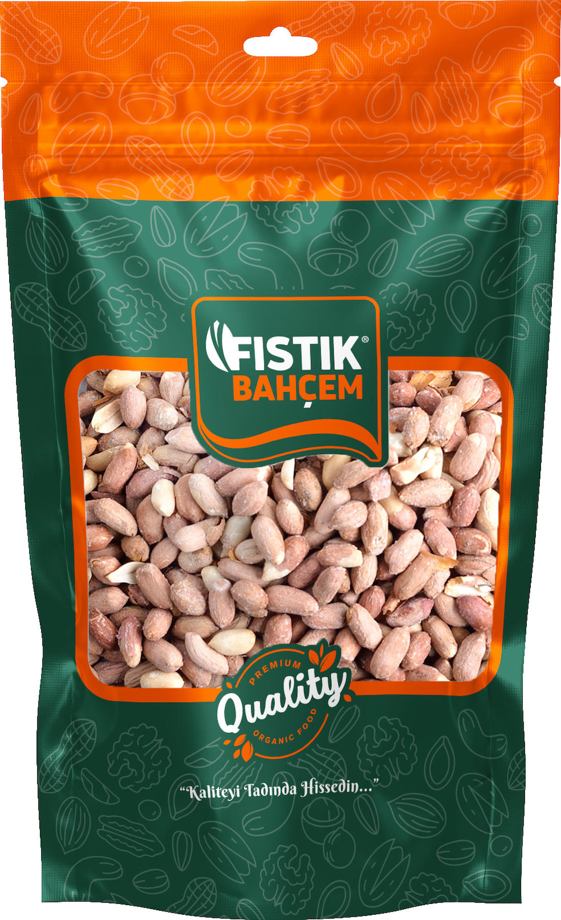 Fıstık Bahçem Abidiçi Kabuklu Tuzlu Yer Fıstığı 1 kg