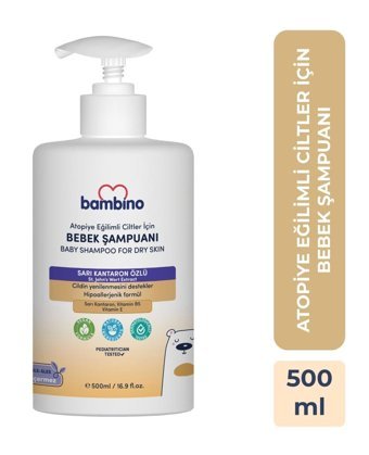 Bambino Hassas Ciltler İçin Bebek Şampuanı 500 ml