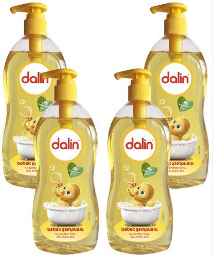Dalin Klasik Göz Yakmayan Hipoalerjenik Yenidoğan Hassas Ciltler İçin Bebek Şampuanı 4x700 ml