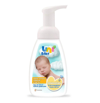 Uni Baby Göz Yakmayan Yenidoğan Normal Ciltler İçin Bebek Şampuanı 200 ml