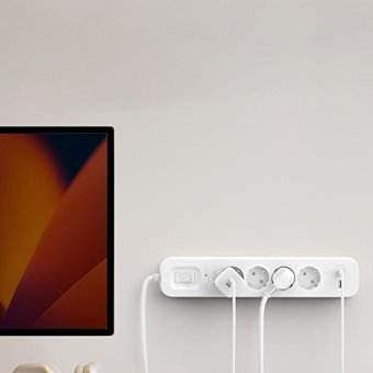 Belkin SRB001VF 4'lü Soket 2 Metre Tekli USB Kablolu Çiftli Akım Korumalı Priz