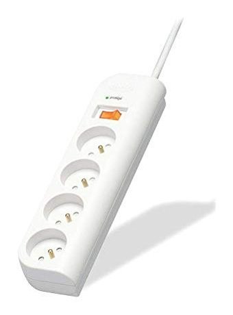 Belkin F9E400FR 4'lü Soket 1 Metre Kablolu Çiftli 238 J Akım Korumalı Priz