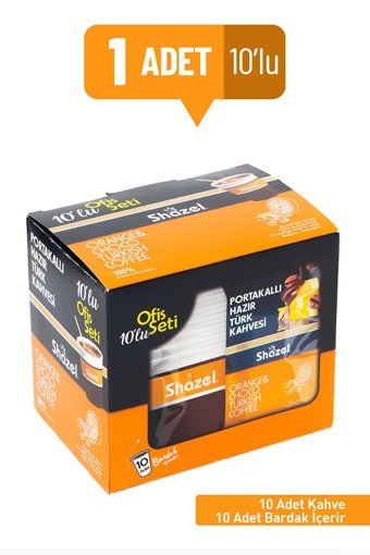 Shazel Portakallı Türk Kahvesi 10x12 gr
