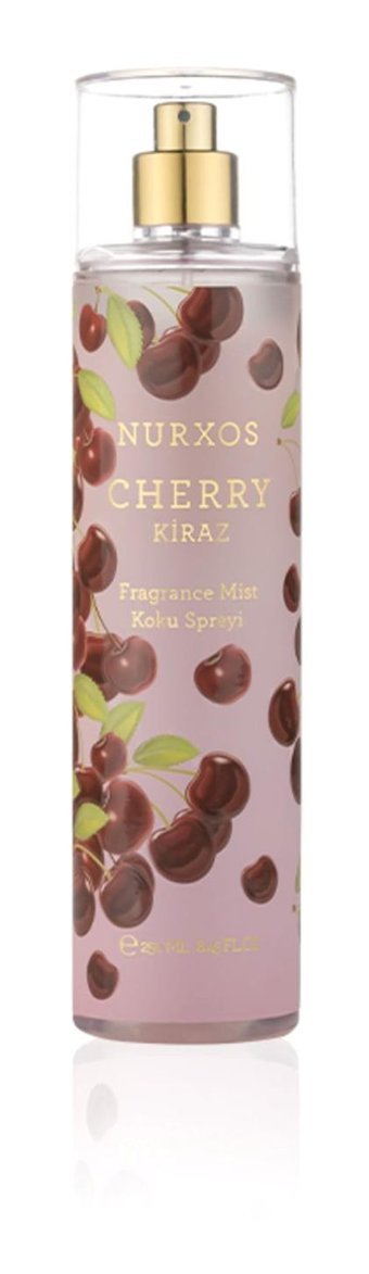 Nurxos 9074 Cherry Kiraz Kadın Vücut Spreyi 250 ml