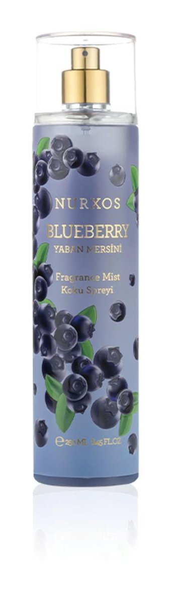 Nurxos 9077 Blueberry Kadın Vücut Spreyi 250 ml