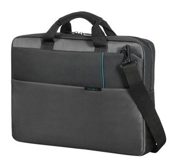 Samsonite Qibyte Antrasit Gözlü 17.3 inç Laptop Çantası Antrasit