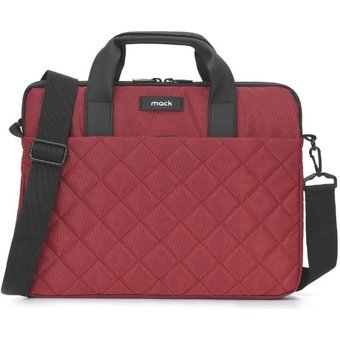 Mack MCC-902 Gözlü Su Geçirmez Tekstil 14.1 inç Laptop Çantası Kırmızı
