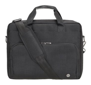 Plm Spicee Gözlü Su Geçirmez Polyester 15 inç Laptop Çantası Siyah