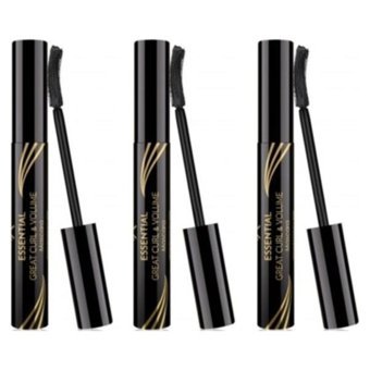 Golden Rose Essential Great Curl Volume Hacim Veren Siyah Maskara 3'lü