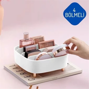 Transformacion 717761 Bölmeli Makyaj Organizeri Beyaz