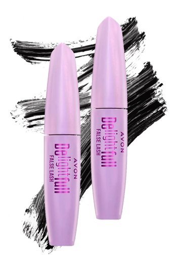 Avon Delightfull False Lash Hacim Veren Blackest Black Maskara 2'li