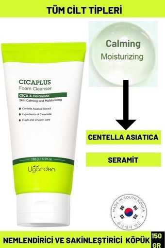 Dermal Cicaplus Tüm Ciltler İçin Yüz Temizleyici Köpük 150 gr