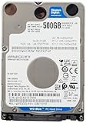 Western Digital Blue 500 GB 2.5 inç 7200 RPM SATA Harddisk