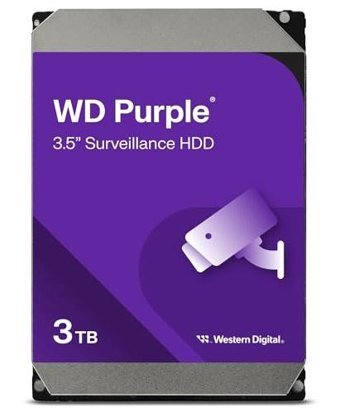 Western Digital Mor WD33PURZ 3 TB 3.5 inç 5400 RPM 256 MB SATA PC Harddisk