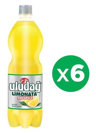 Uludağ Şekersiz Limonata Pet 6x1 lt